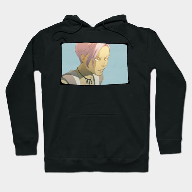 Gravity Rush 2 - Misai Portrait Hoodie by Gekidami